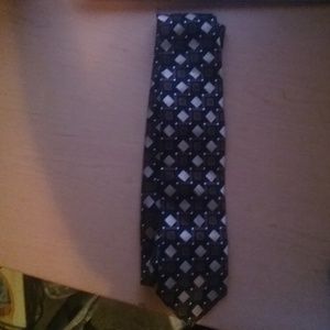Alexander Julian Colours Mens Neck Tie Black Tan